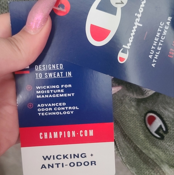 Champion Mens Cargo Olive Green Army Print Sport Performance T-Shirt - Picture 4 of 5